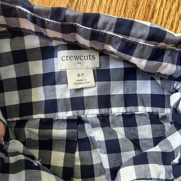 J. Crew boys button down size 6-7. Perfect condition. - Picture 2 of 2